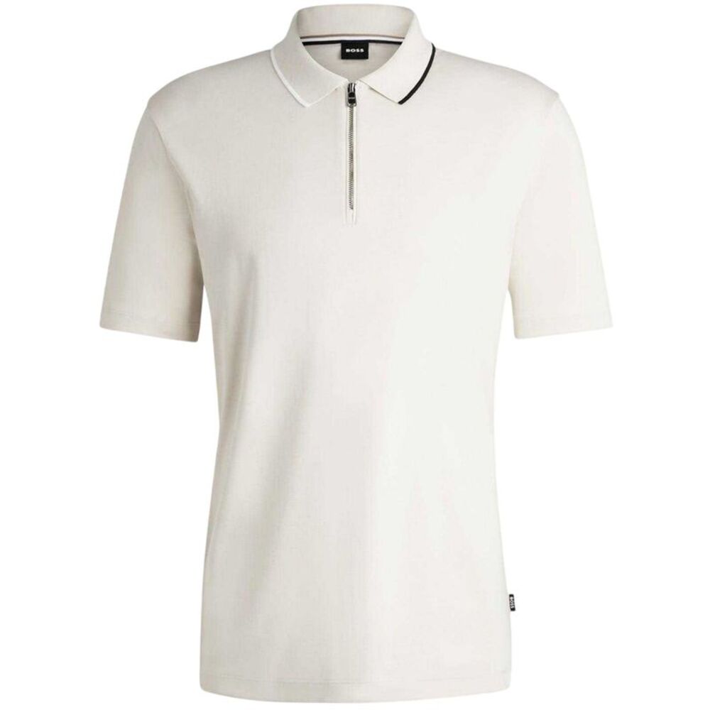 Boss Mens Casual Polo Shirt / White